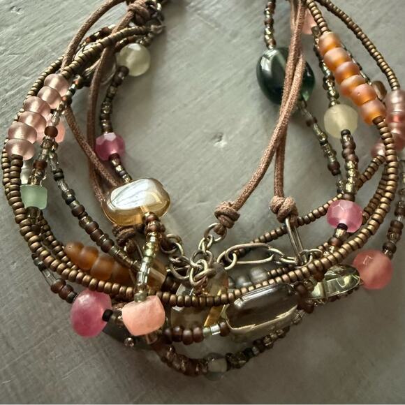 Silpada 925 Sterling Silver Beaded Multi Strand Bracelet - Picture 11 of 12